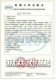 防爆合格证CT4 